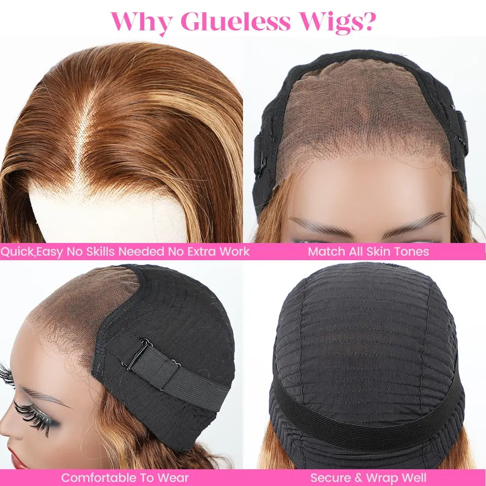 🍓 Seamless Charm HD
Glueless Frontal Wig (Den 200)